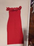 Sukienka Zara Trafaluc czerwona S