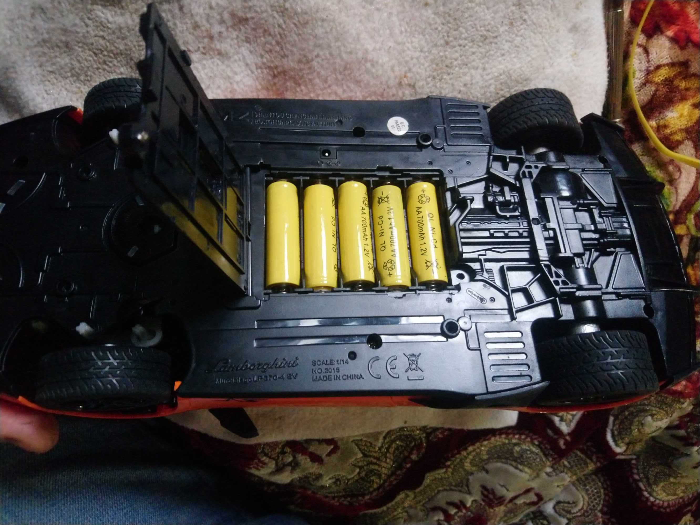 Lamborghini Scale 1/14 35 см Оранжевая БЕЗ ПУЛЬТА
