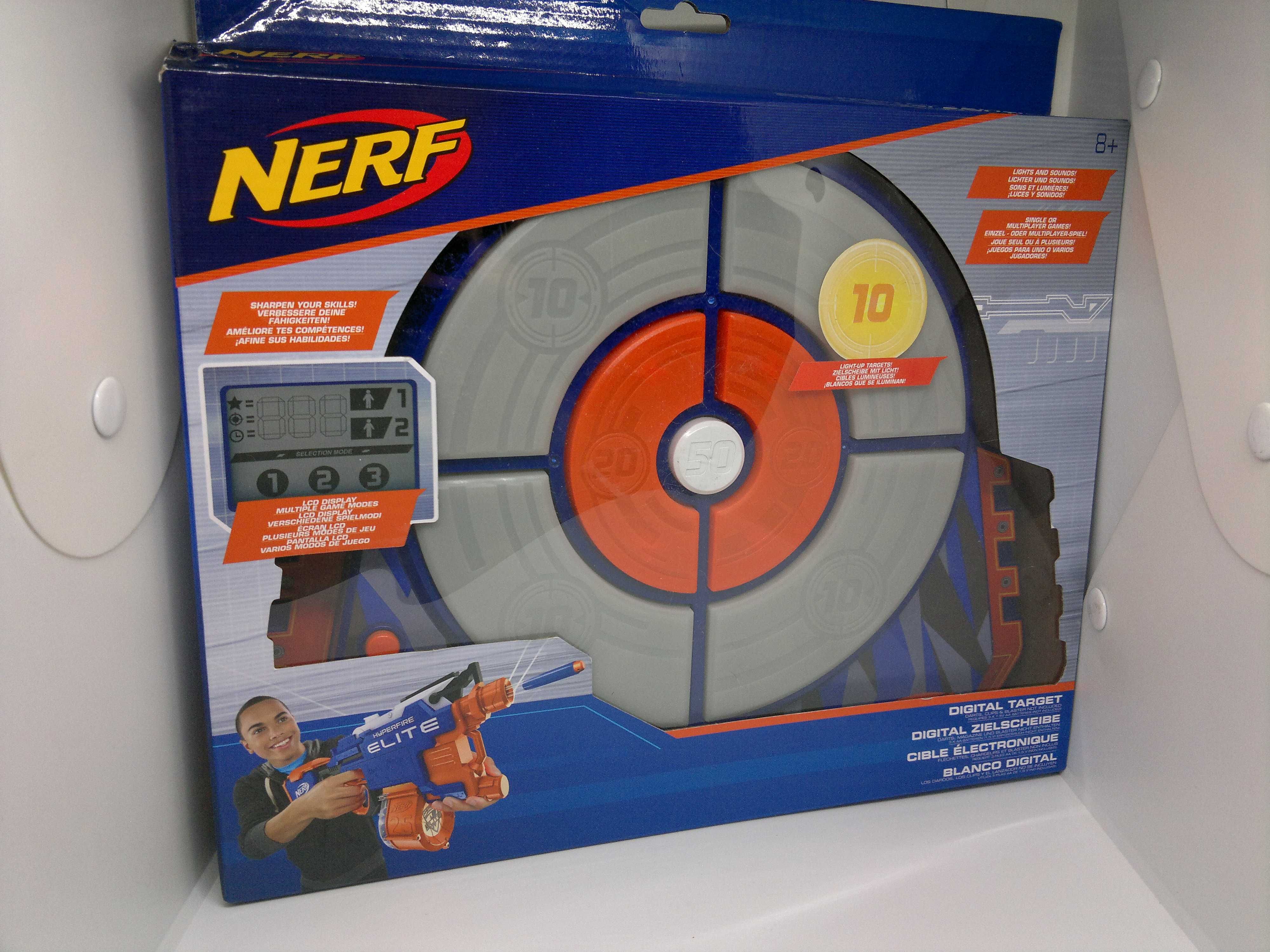 Oryginalna Cyfrowa Tarcza Nerf Elite (3 tryby gry)