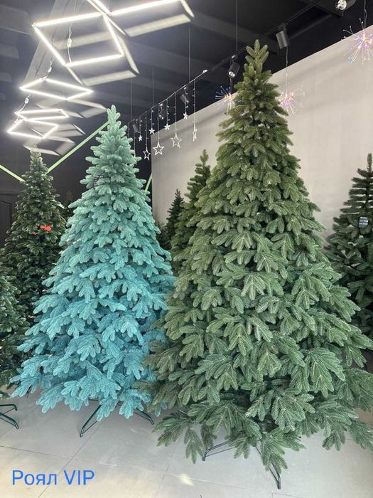Скидки!Литая искусственная ель премиум!Заснеженная Версаль елка