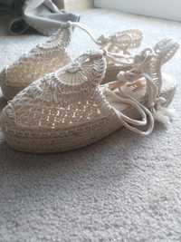 Espadryle roz. 38