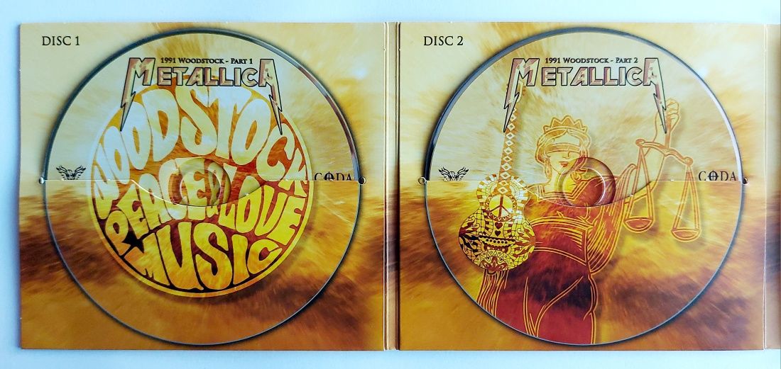 Metallica Woodstock & Beyond 4CD Box 2017r (Nowa)