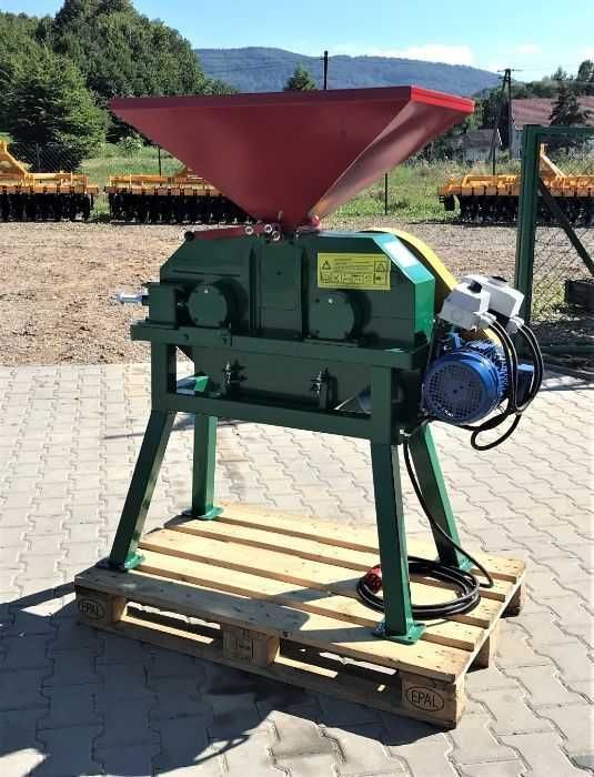 Gniotownik WALCOWY śrutownik GZ05 150 3kW do Płatkowania i zgniatania