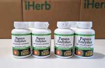 Ферменты папайи (papaya enzymes), Natural Factors, 60 и 120 шт. Энзимы