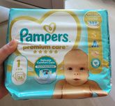 Підгузки Pampers premium care 1
