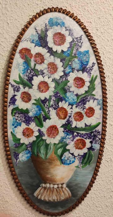 Obraz kwiaty w wazonie