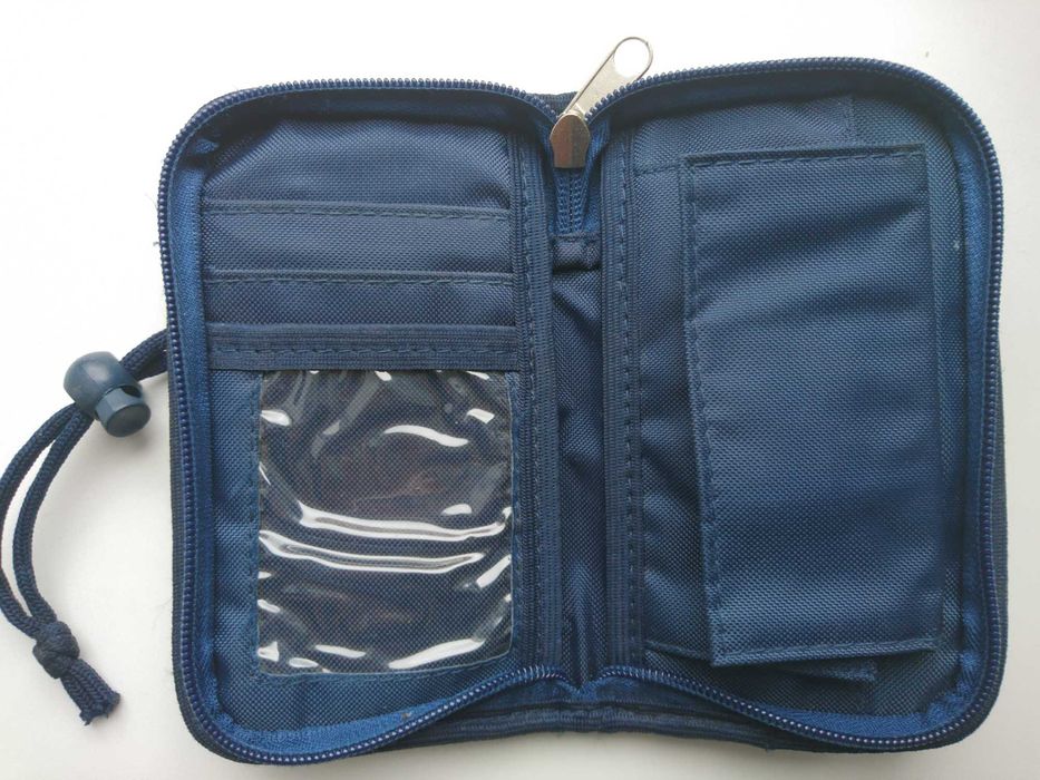 Гаманці тканинні і шкіряний