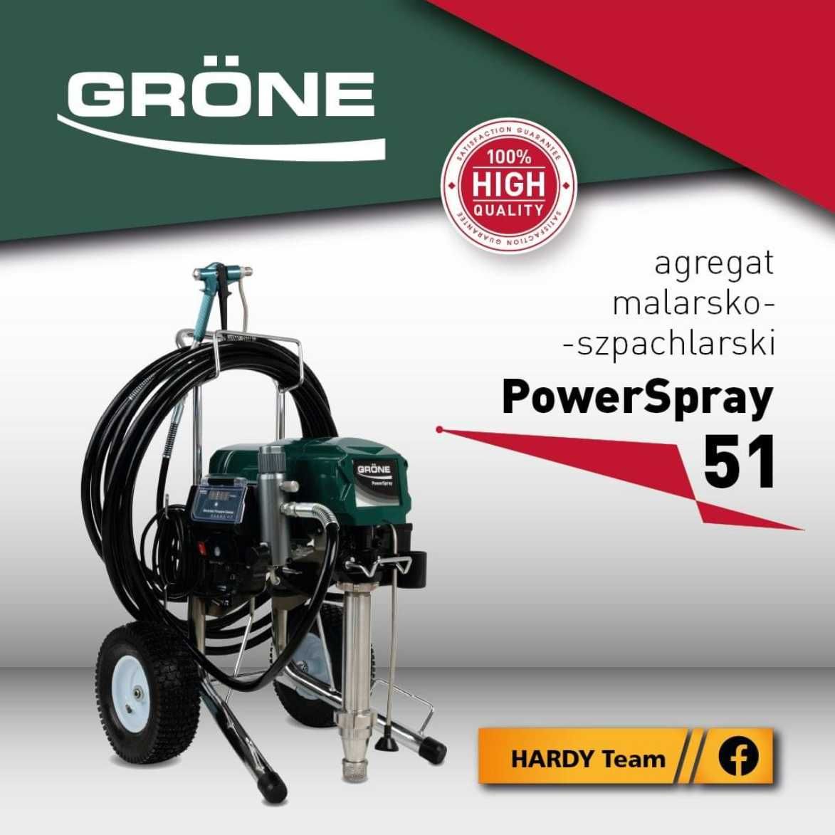 Agregat malarsko Szpachlarski Do gładzi Grone Power Spray 51