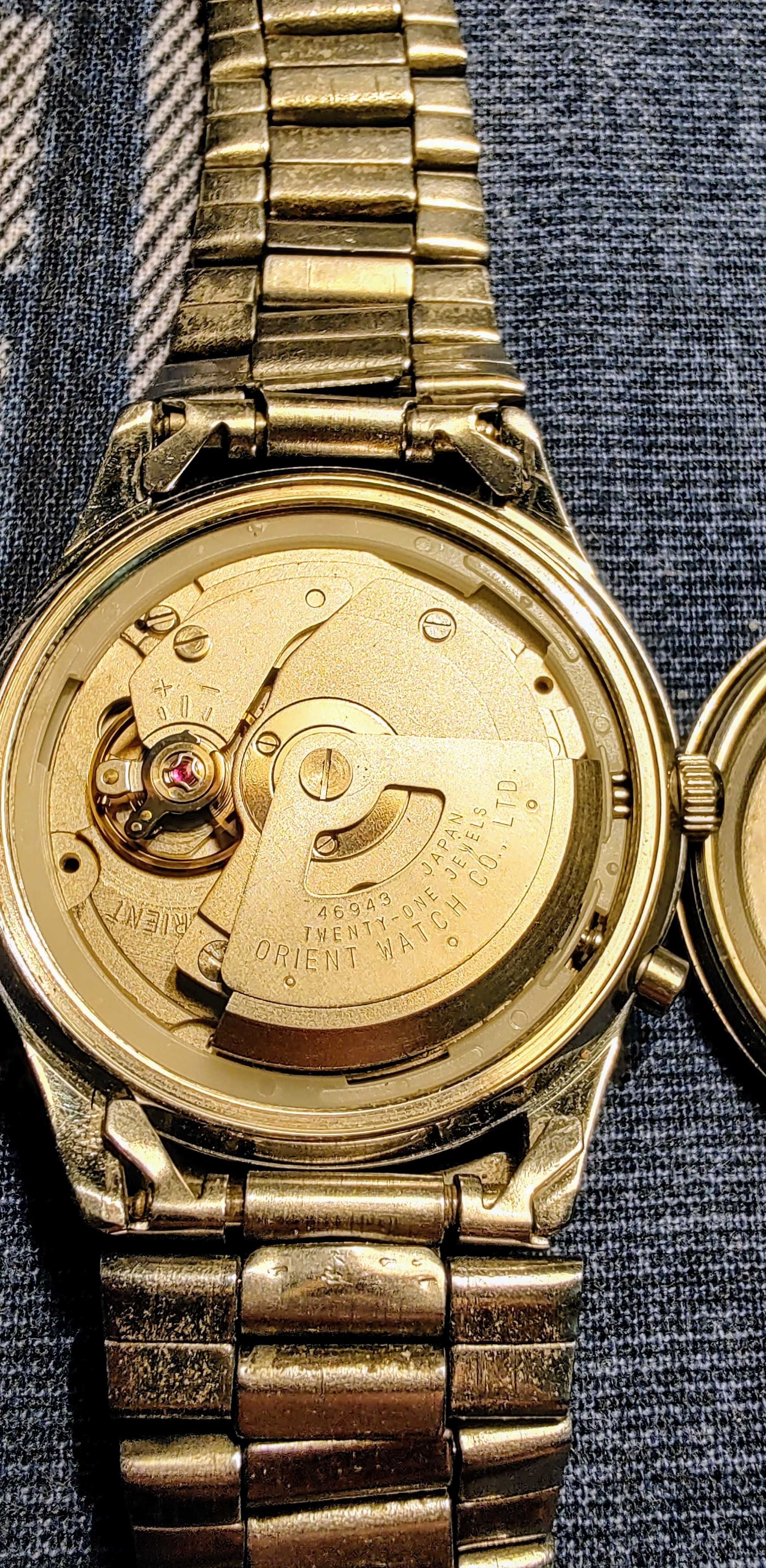 Мужские наручные часы Orient 21 jewels с автоподзаводом, Япония
