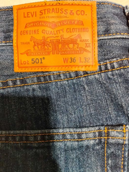 Levis 501 Premium Nowe spodnie jeansy W36 L32 =Sold!=