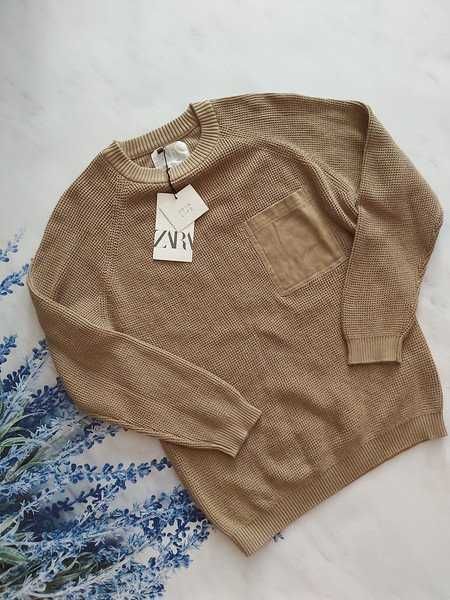 В'язаний джемпер-реглан, ZARA на підлітка 13-14р. ріст 164, cotton