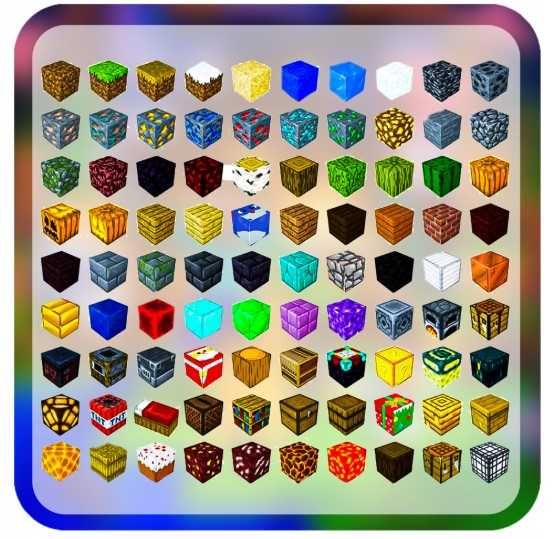 Klocki Magnetyczne MINECRAFT Sześciany 50 Klocków + 4 Figurki