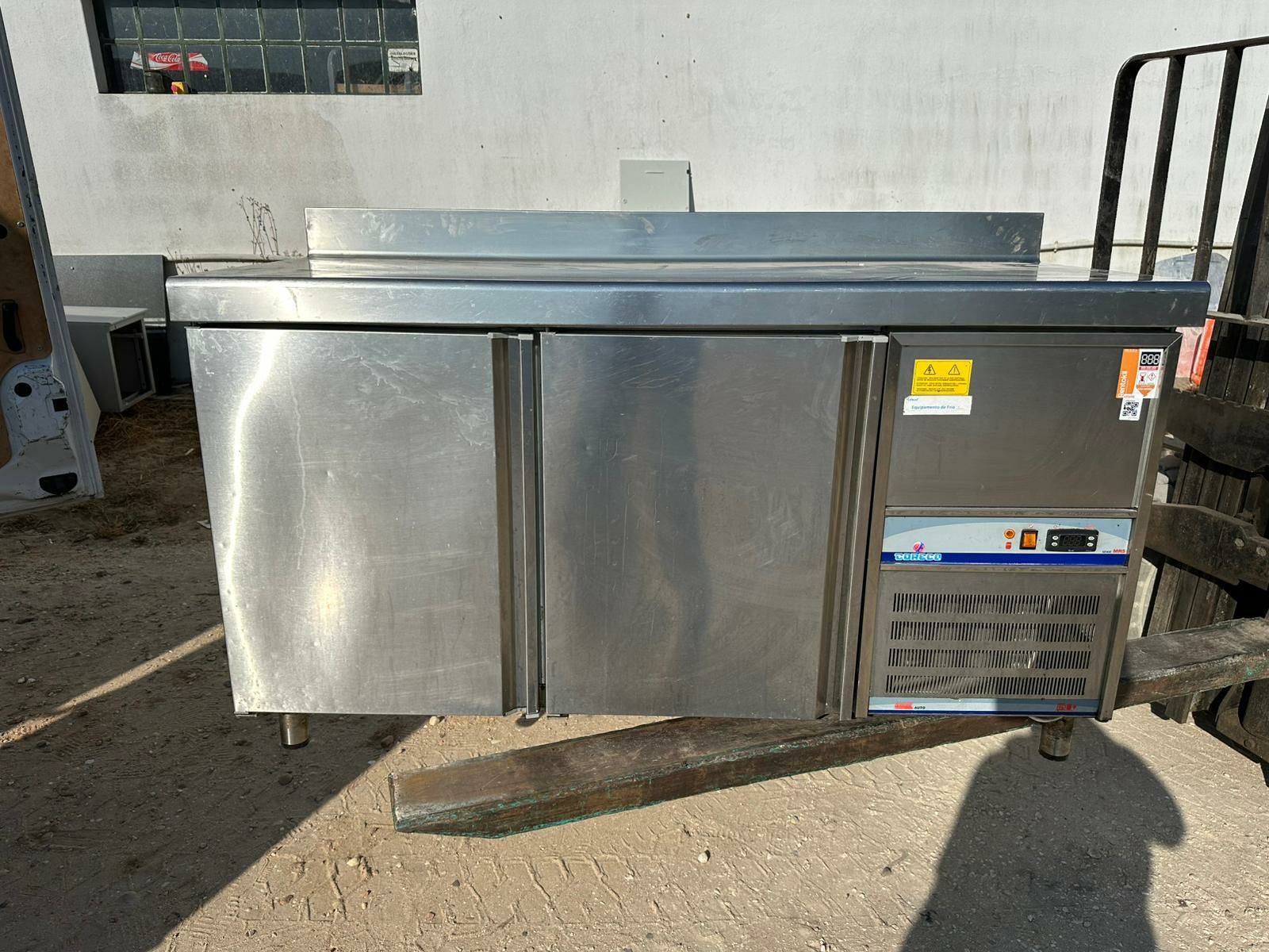 Bancada de frio em inox