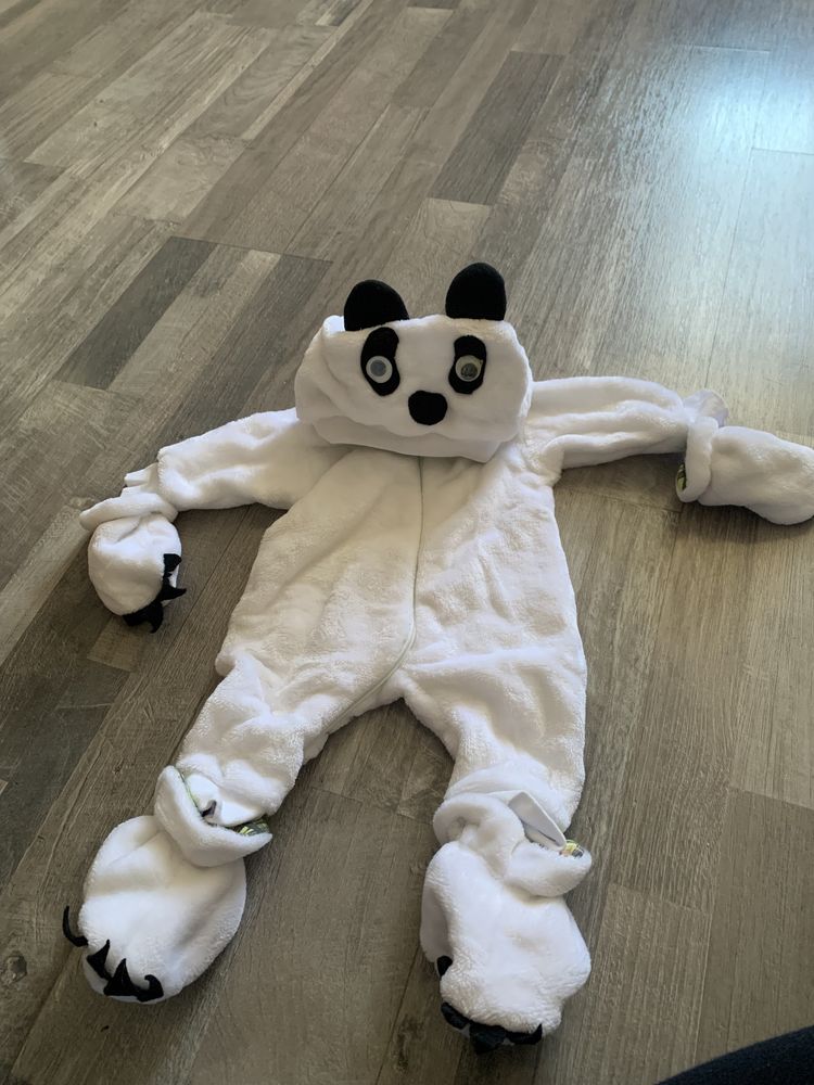 Теплий чоловічок на новонароджених 0-3місяця панда