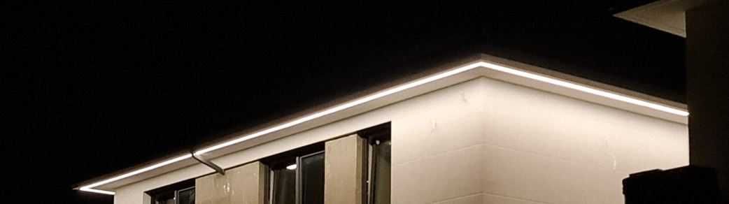 Nowoczesna Podbitka LINIA LED światło Dom Hotel Pensjonat Firma