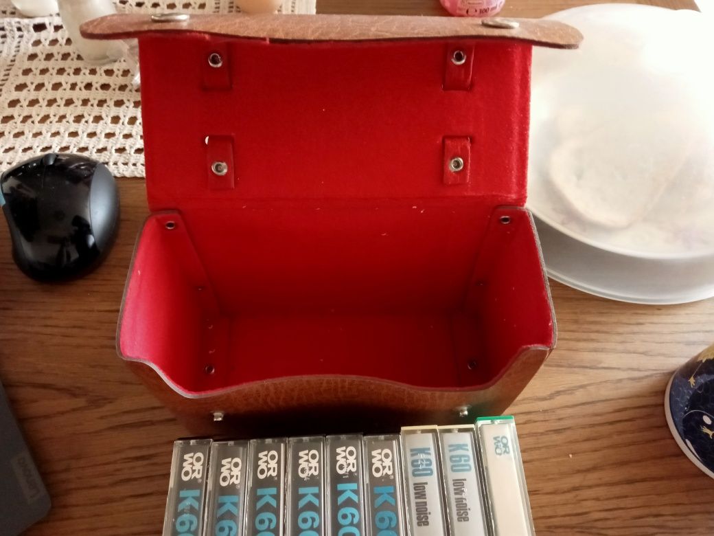 Kassettenbox DDR ORWO kasety mc 9szt