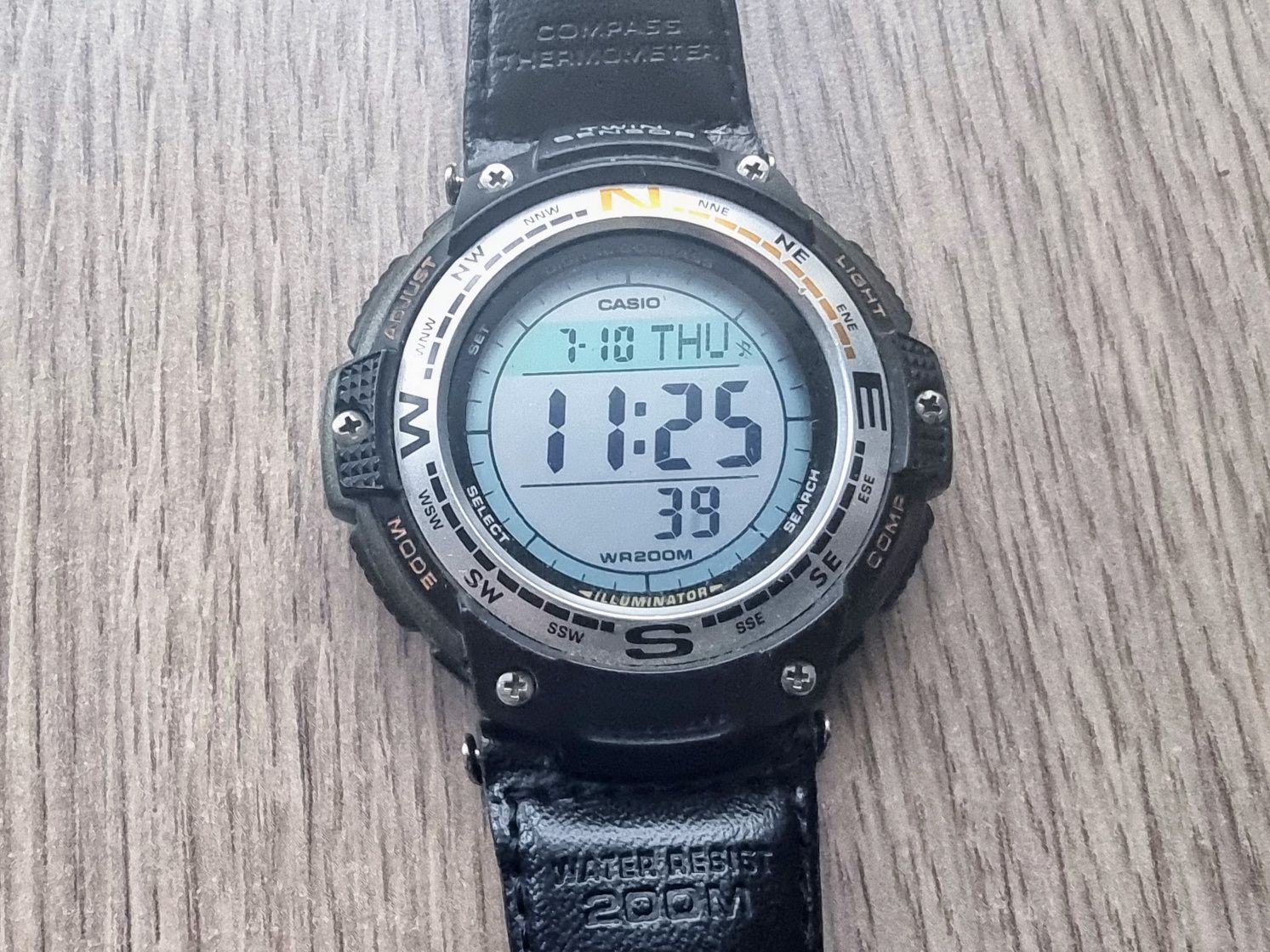 Casio ProTrek SGW-100B outdoor kompas azymut termometr