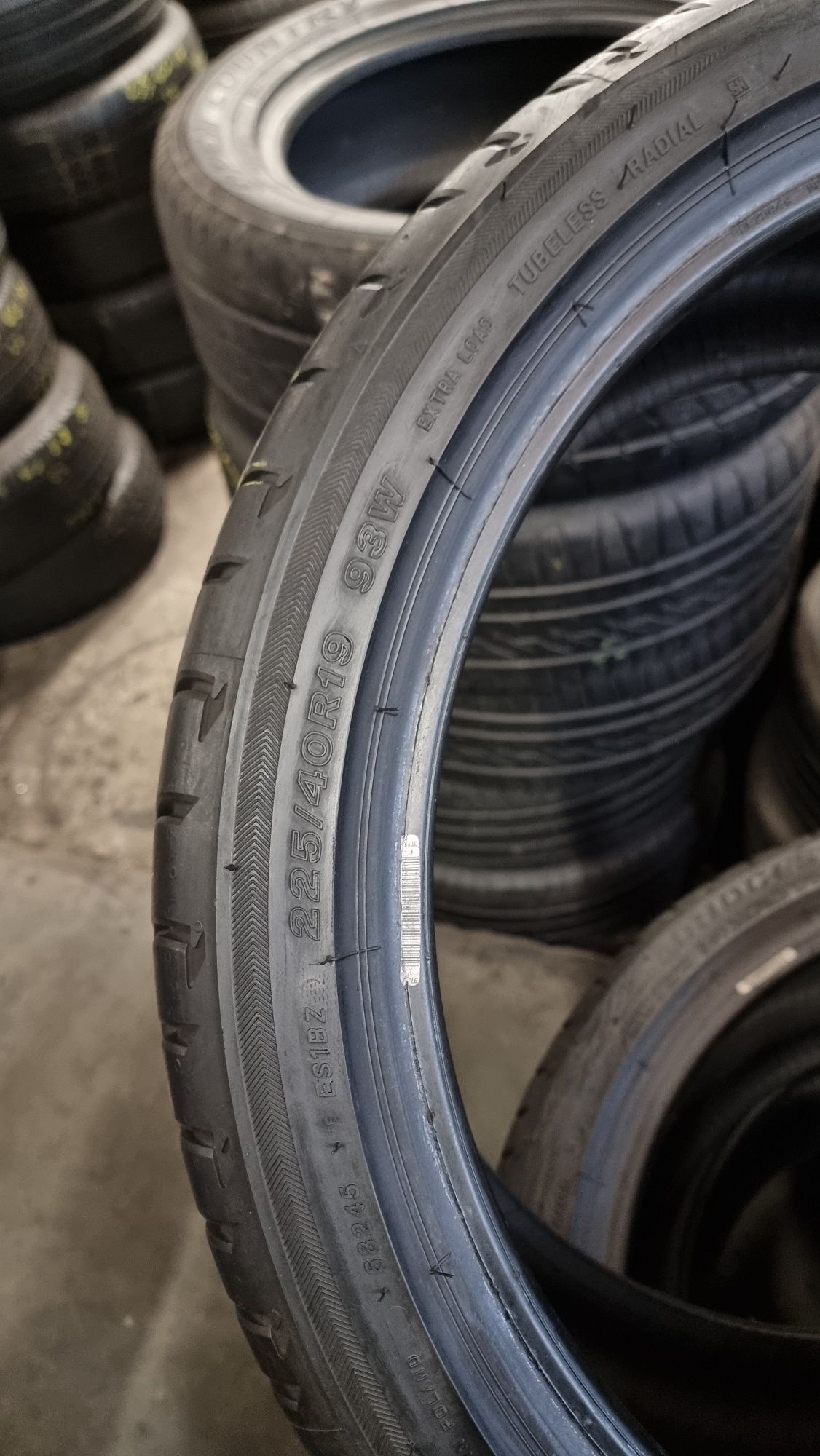 Шини Літні 225х40хR19 Bridgestone Potenza S001 / 4 Шт 90-95% Протектор
