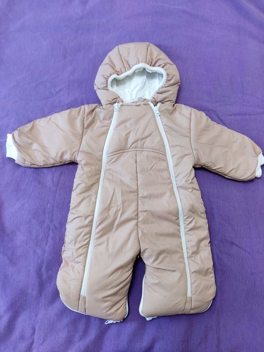 Комбінезон дитячий демісезонний 0-12 міс./бежевий