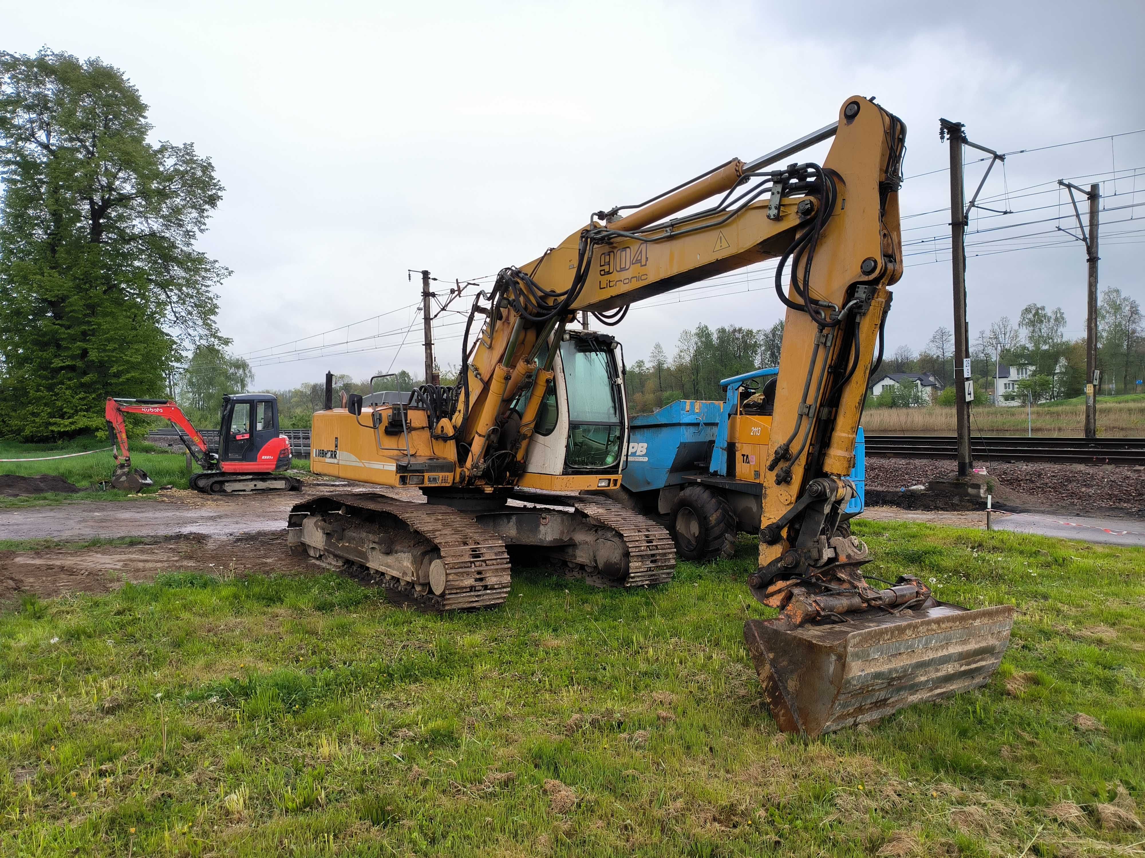 Liebherr 904 hdsl koparka gąsienicowa system 3d