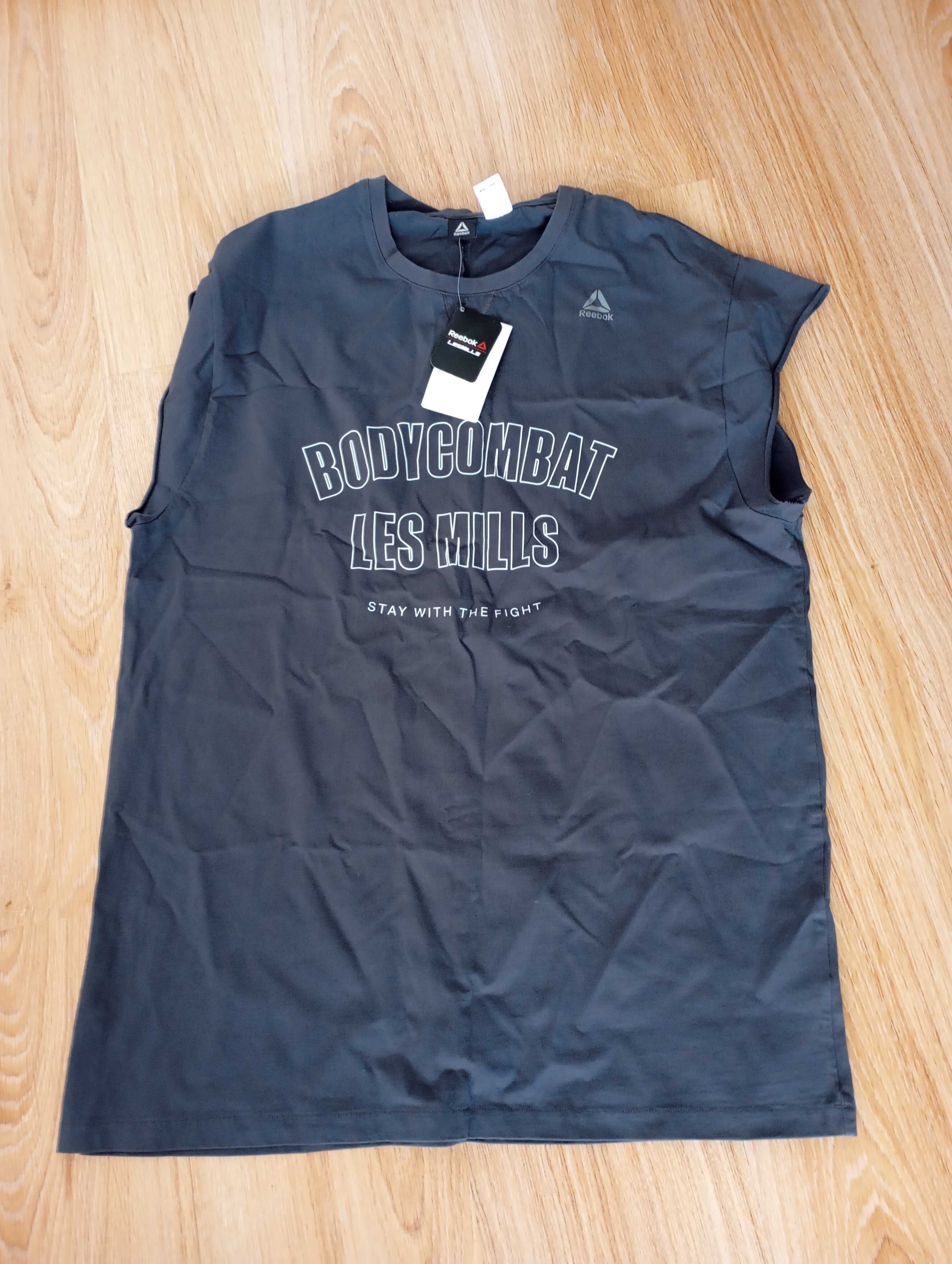 Koszulka sportowa Reebok BodyCombat granatowa ED0568