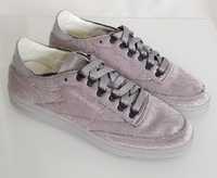 Sneakesy damskie Reebok Club r.37.5 DNC 85 szare adidasy futro Boskie