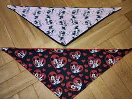 2x chusta polar jesień zima myszka Minnie handmade