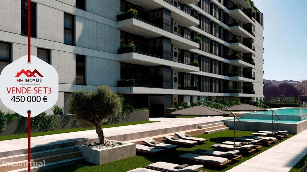 Apartamento T3 | Parque da Prelada | Piscina | Parque | Garagem