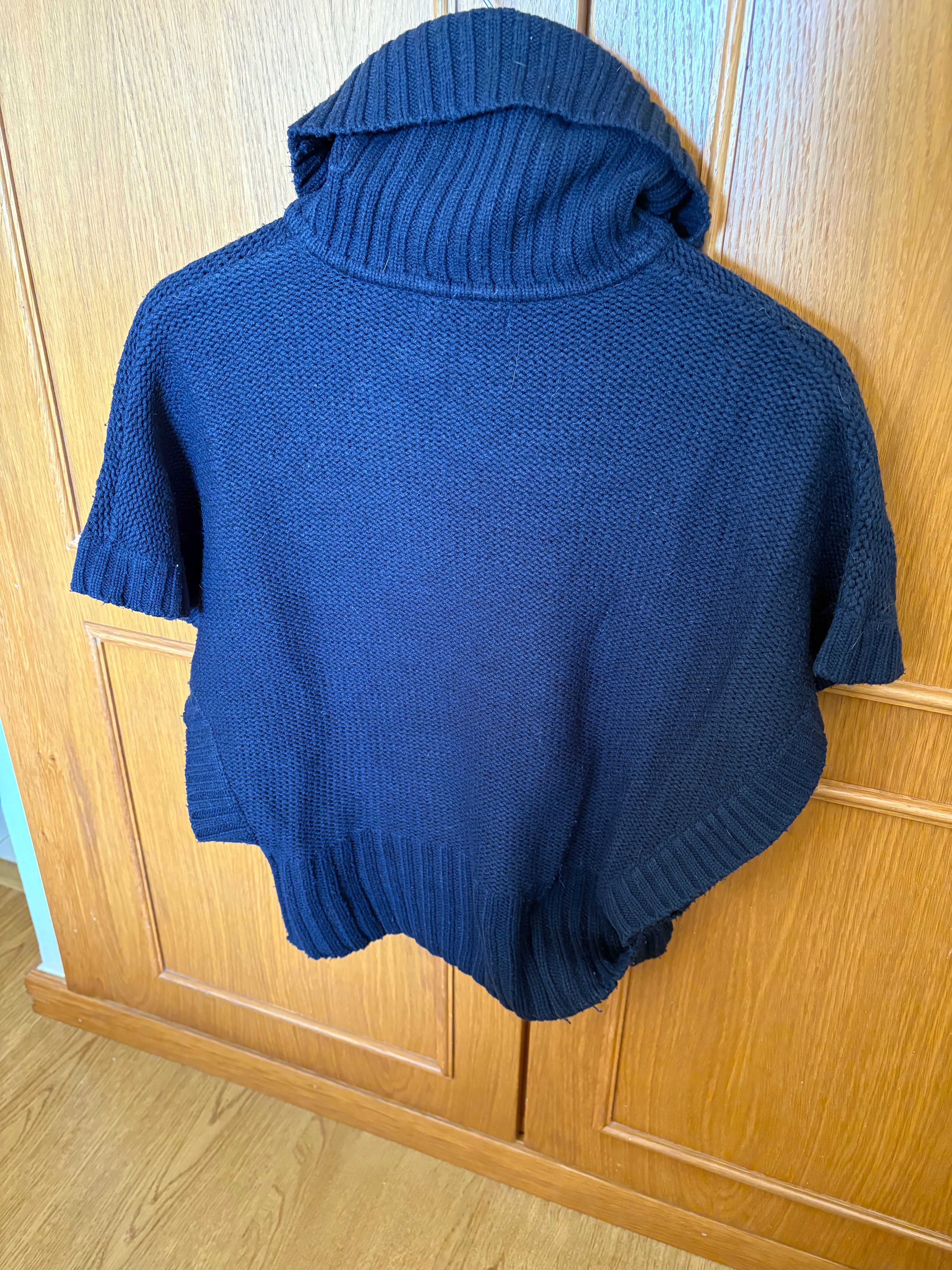 Camisola Malha Grossa Gola Alta Lefties – Azul Escuro, M