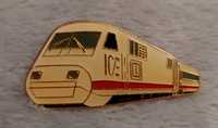 vintage odznaka - pin - niemieckich kolei Intercity Express (ICE)