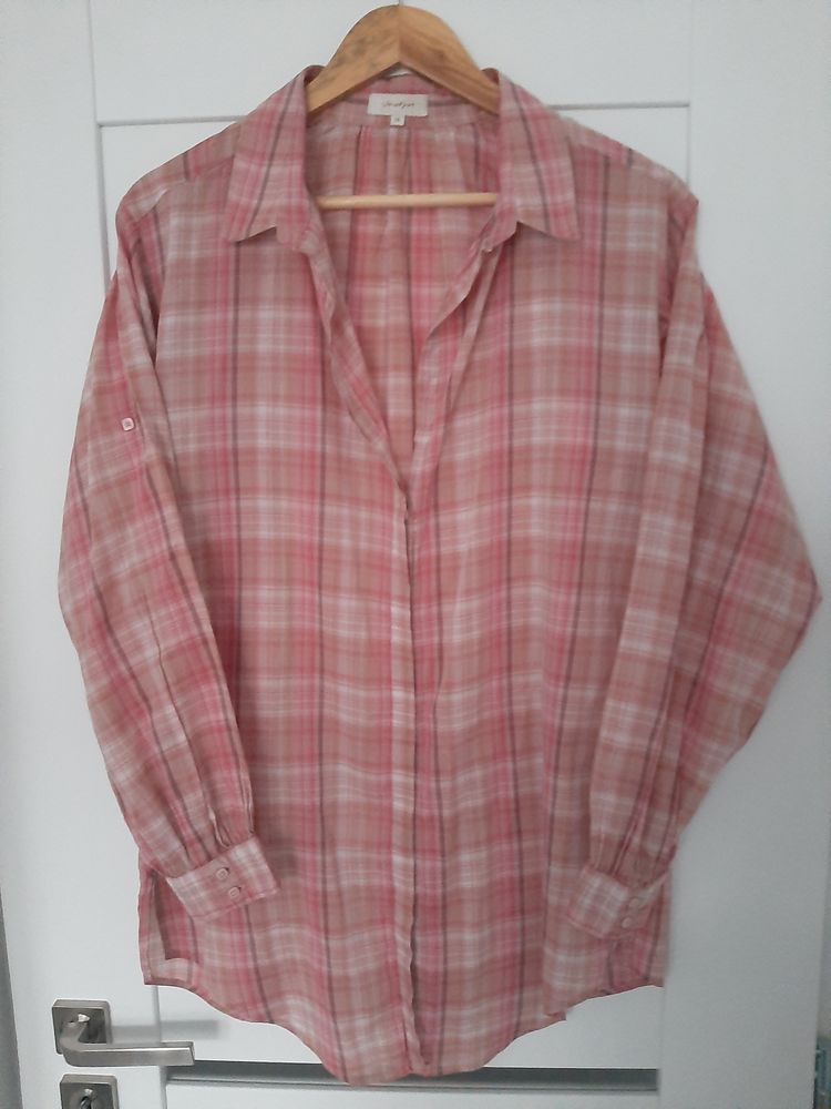 Vackpot koszula różowa w kratę rozmiar S/36