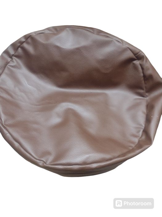 Puf skórzany dla dzieci