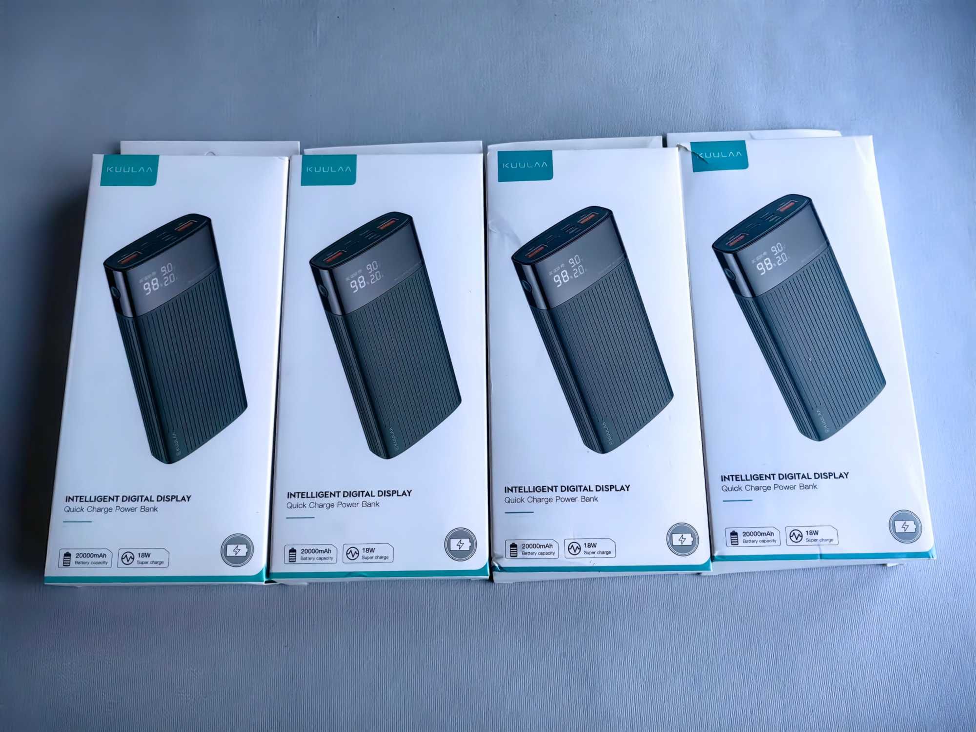 Повербанк KUULAA Power Bank 20000mAh QC PD 3.0 PoverBank Fast Charging