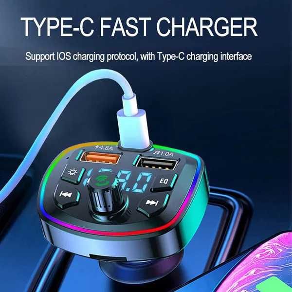 Transmissor FM Bluetooth 5.0 para carro