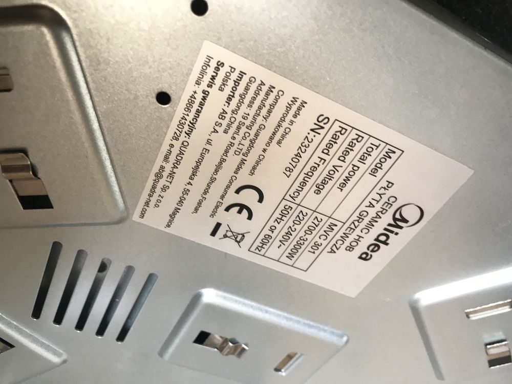 Електрична варильна поверхня Midea MVC 301