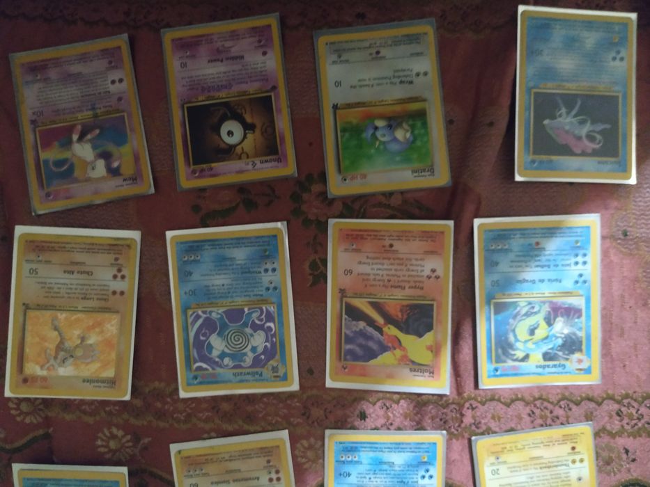 Pokémon TCG Base edition de 1995 (Blastoise PT e algumas mais PT/EN)