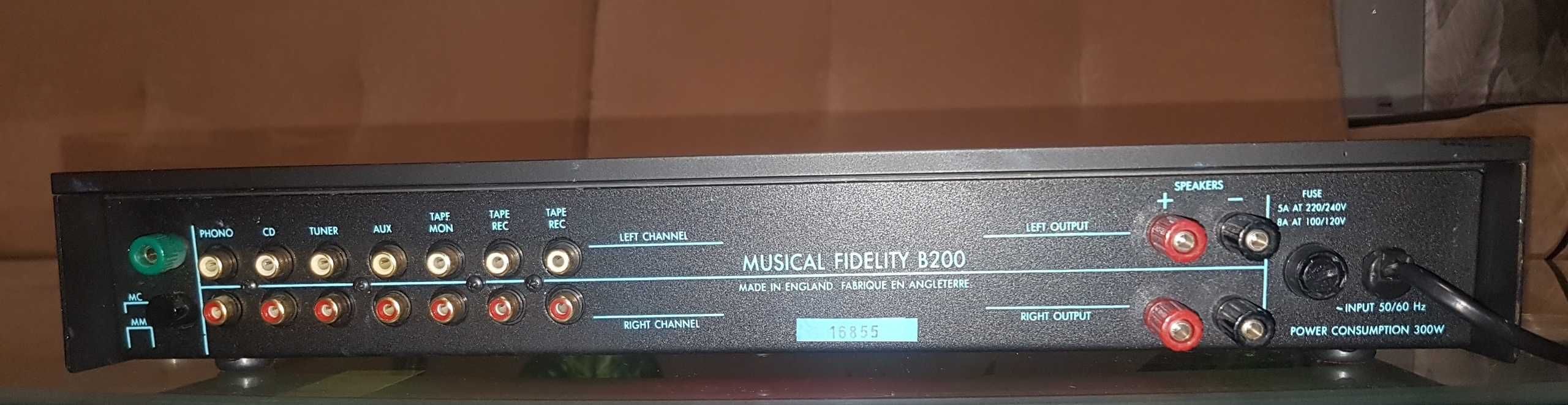 Усилитель Musical Fidelity B200 Hi-Fi Stereo made in England