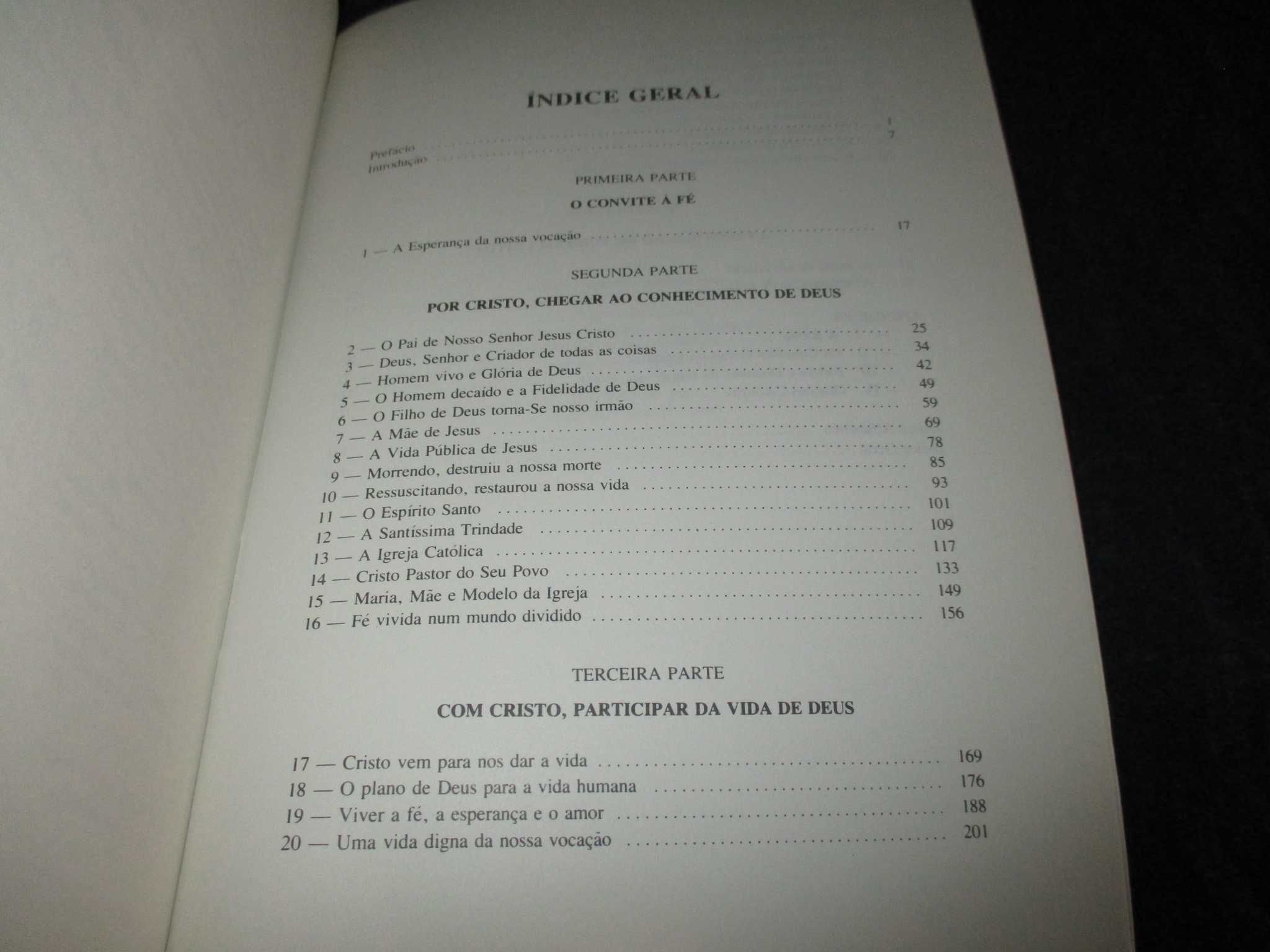 Livro A Mensagem de Cristo Catecismo Católico para Adultos