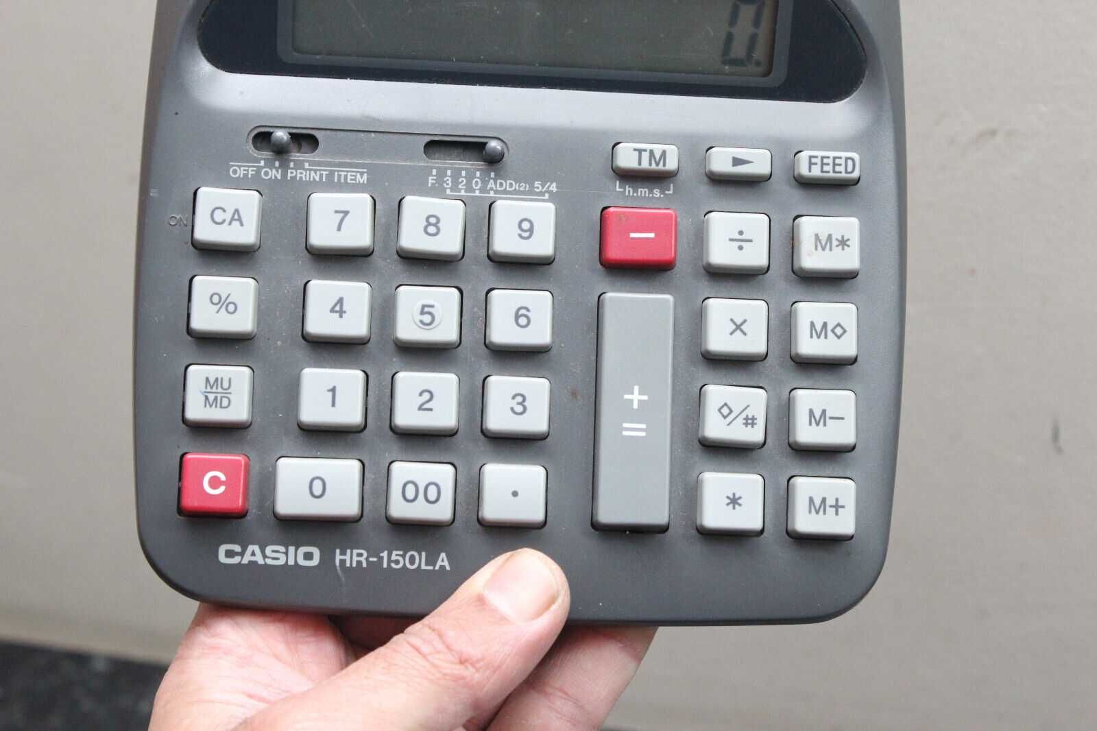 Kalkulator drukujacy Casio Hr-150 LA CZARNY