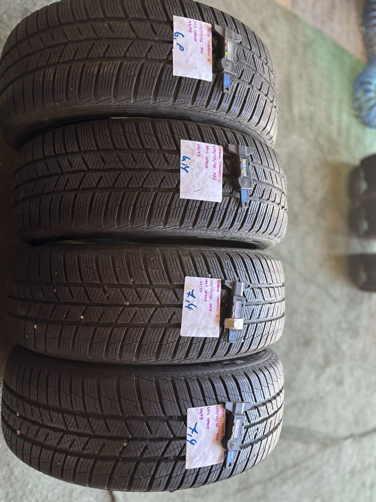 4x 205/55R16 91H BARUM POLARIS 5 opona zimowa M+S 3PMSF