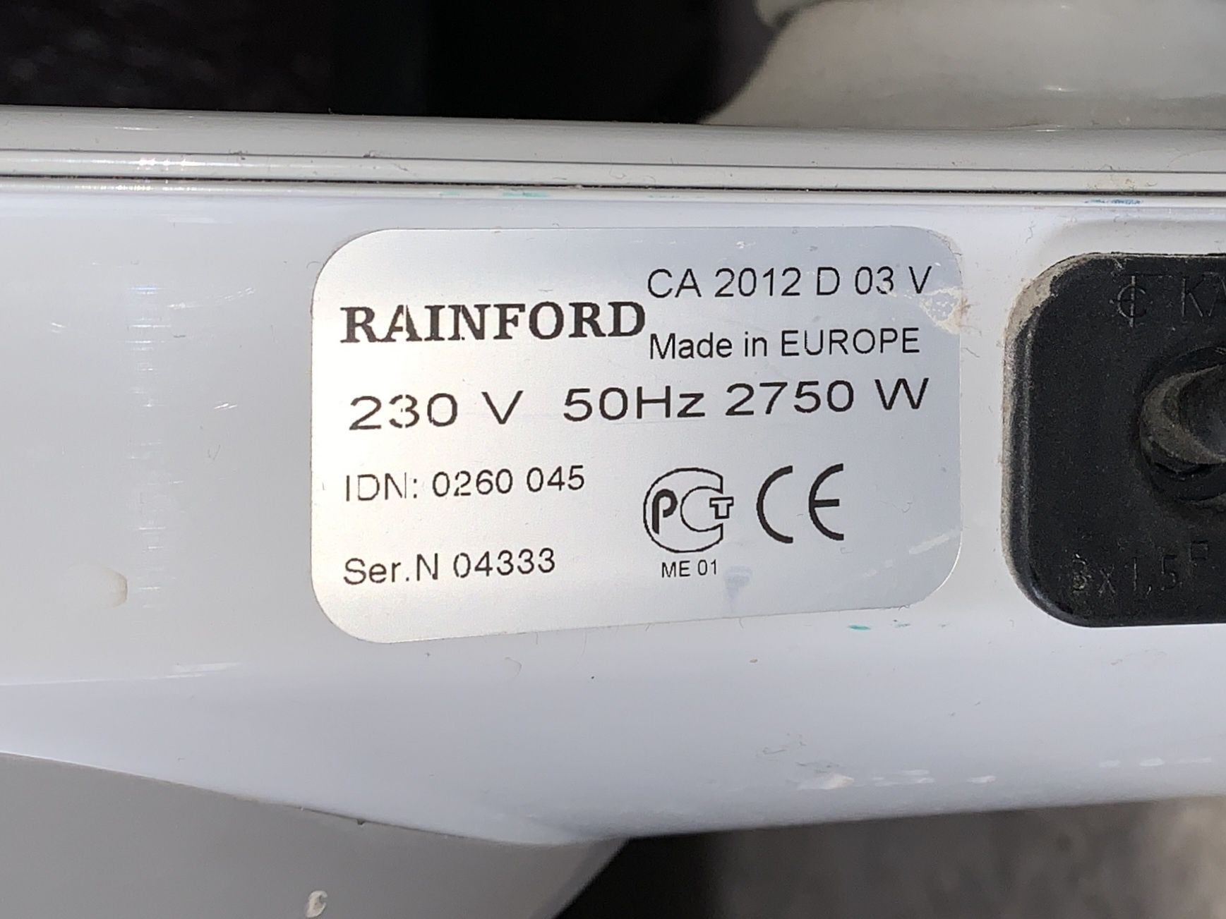Масляный обогреватель Rainford 2750W
