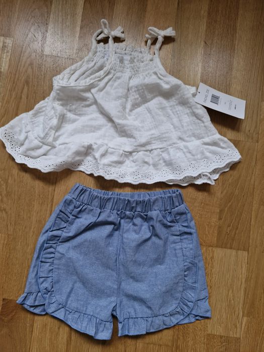 Komplet bluzka + szorty NOWE Rachel Zoe r. 18M