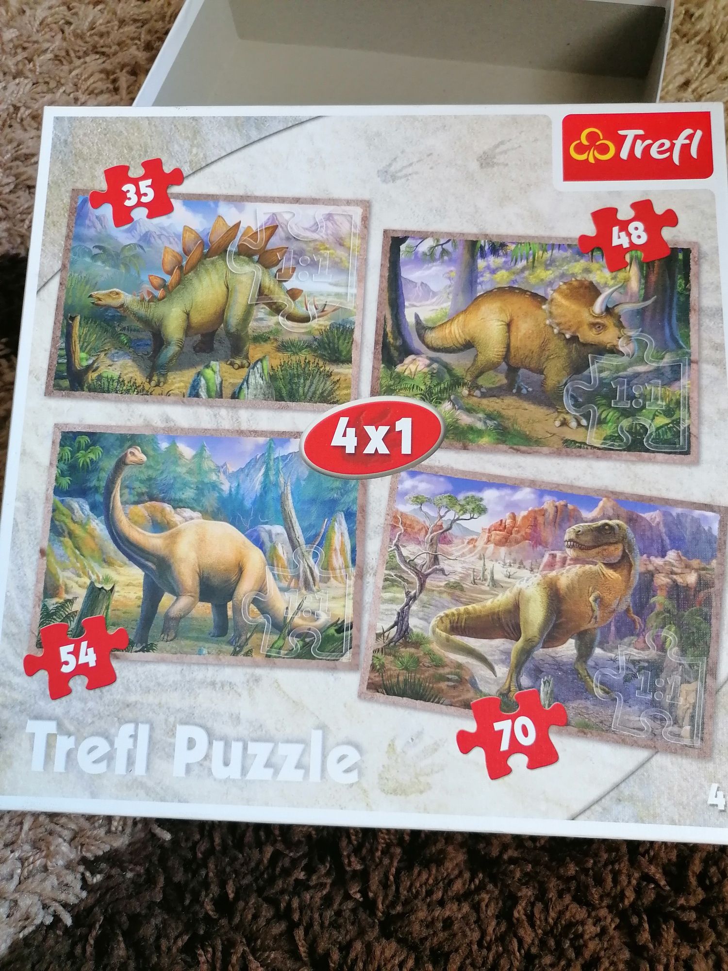 Puzzle 4 sztuki kompletne plus opowiem Ci mamo