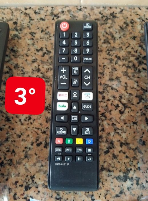 Comando remoto para TVs Samsung casa quarto apartamento vivenda.
