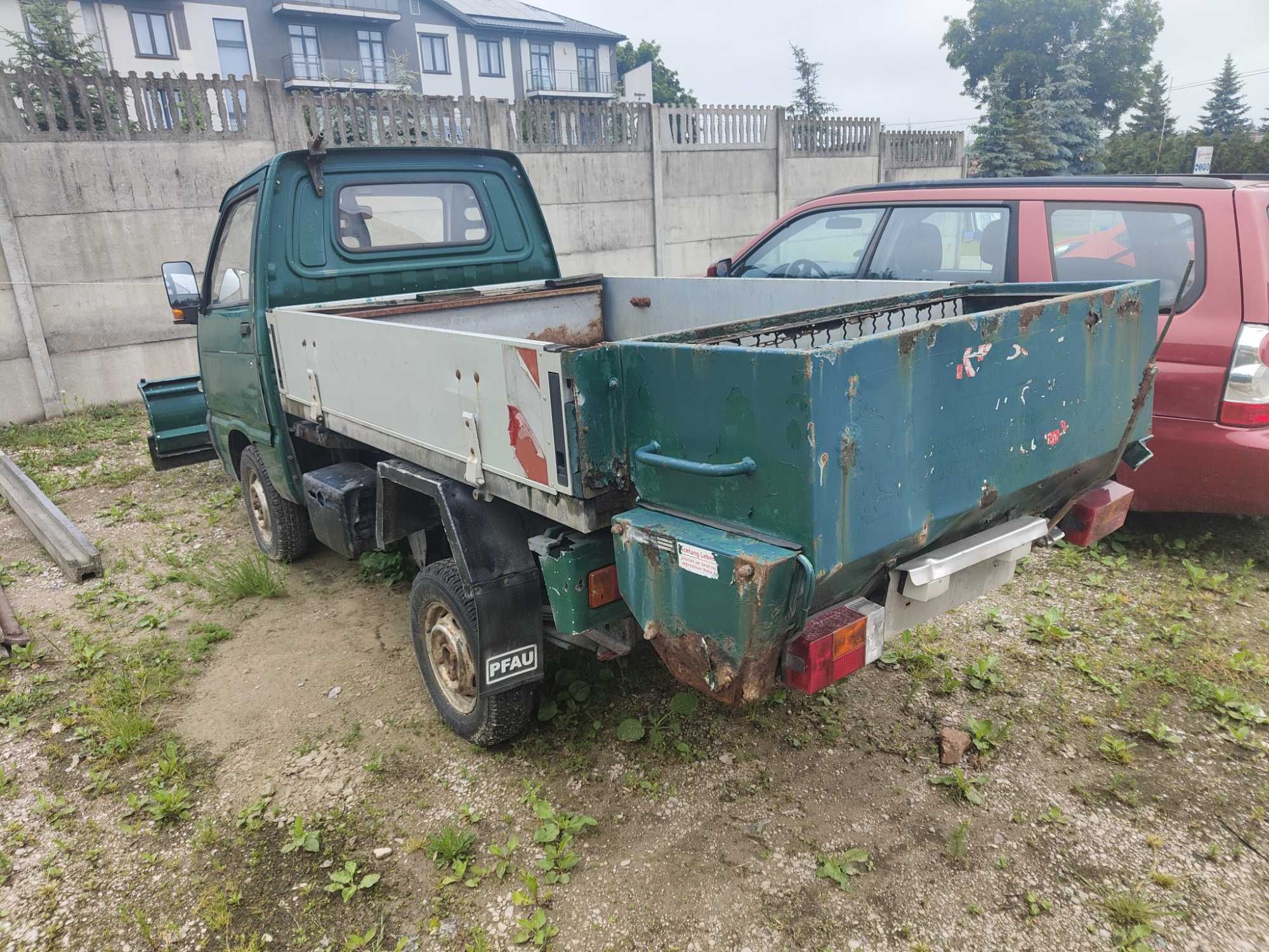 Piaggio Porter pług piaskarka pfau