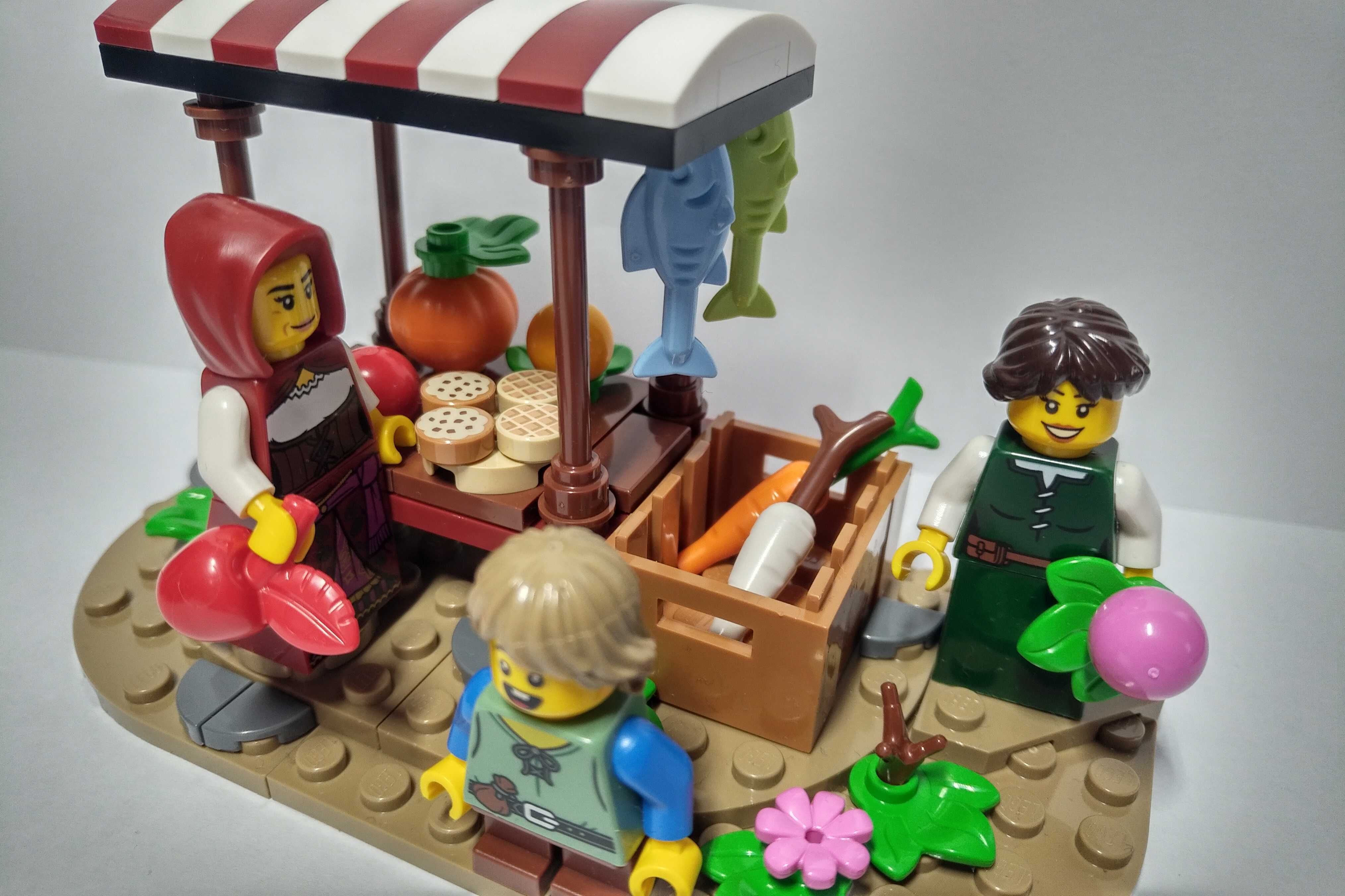 Lego Castle Zamek średniowieczny ryneczek / medieval market #4