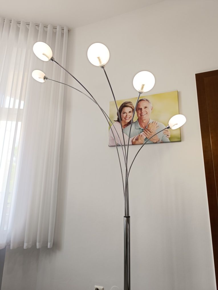 Nowoczesna Designerska Pięciopunktowa lampa podłogowa VENTI-S.AGATA
