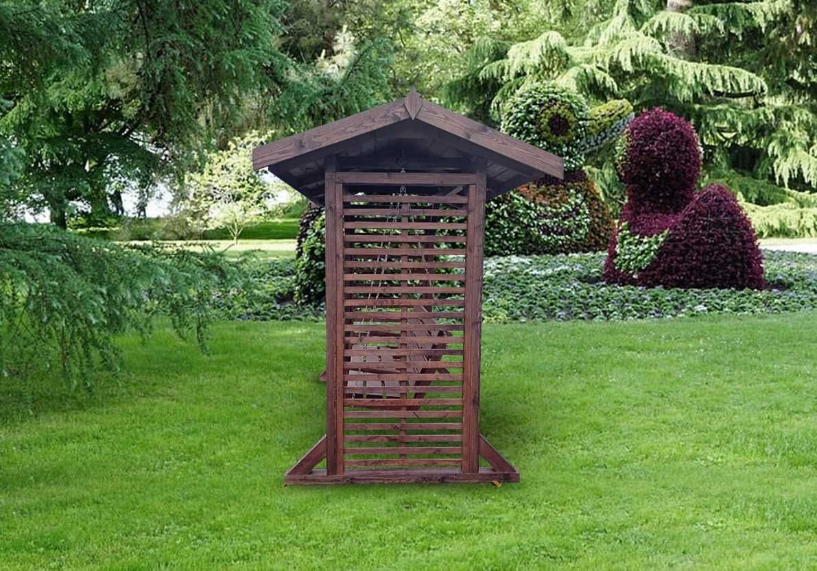 Huśtawka ogrodowa, huśtawka z dachem, pergola