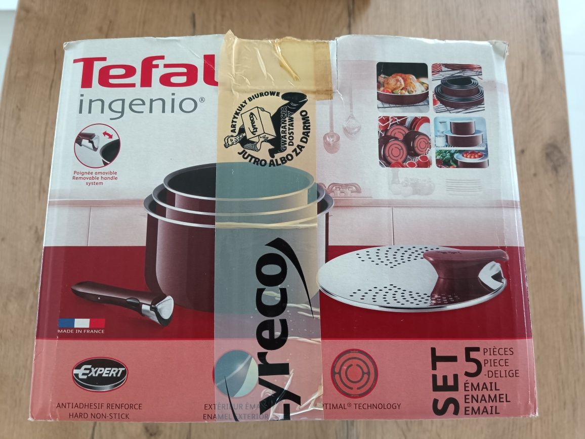 Nowy komplet Tefal inginio 5 elementów: garnek/garnki