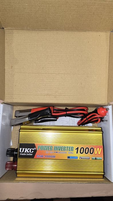 Інвертор UKC 1000W.   12-220в.